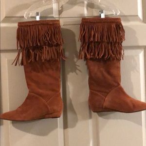 Gianni Bini fringe boots